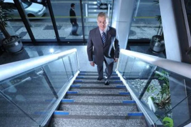 Aldemir Bendine, presidente do BB: banco foi a maior alta do dia do Ibovespa, com ações disparadas em 8%  (.Germano Luders)