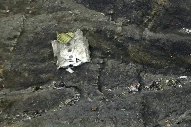 
	Destro&ccedil;os do Airbus A320 da Germanwings
 (Reuters)