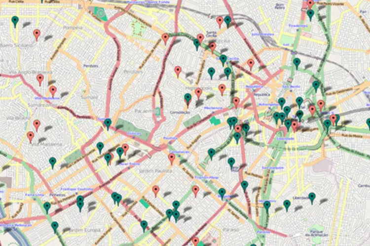 Site Gestão Urbana SP: sistema de mapas deve servir como uma base de dados de referência para o Plano Diretor Estratégico da prefeitura (Reprodução)