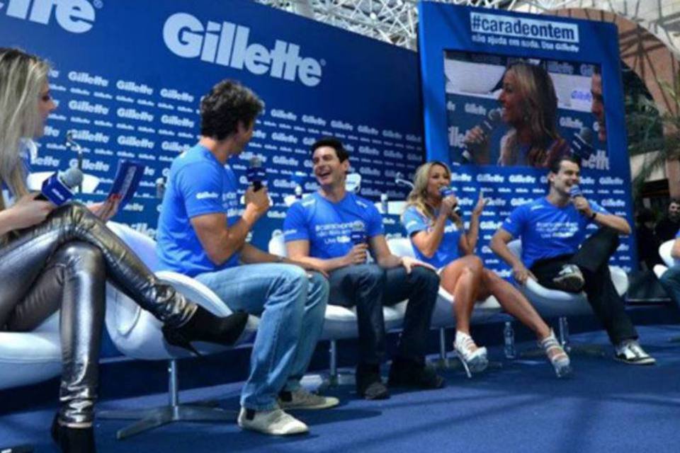 Gillette reúne atores para promover linha de barbear