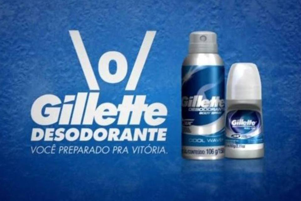 Gillette: marca lançou recentemente desodorantes, produto para barbear, para a pele e gel para cabelos (Divulgação)