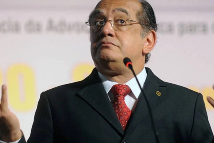 Gilmar Mendes, do STF, foi um dos juízes que votou pela validade da lei somente daqui a dois anos (Agência Brasil)