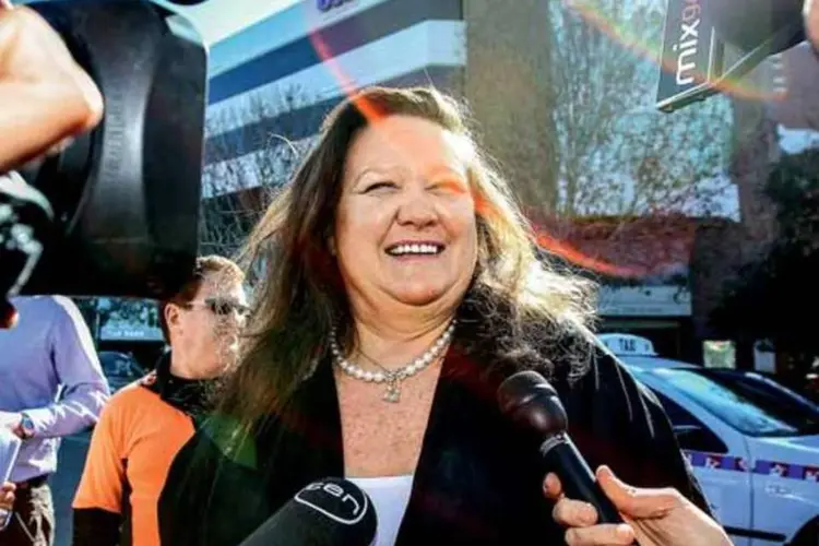 Gina, a “Big G”: a magnata quer dividir a Austrália ao meio para pagar menos impostos (Paul Kane/Getty Images)