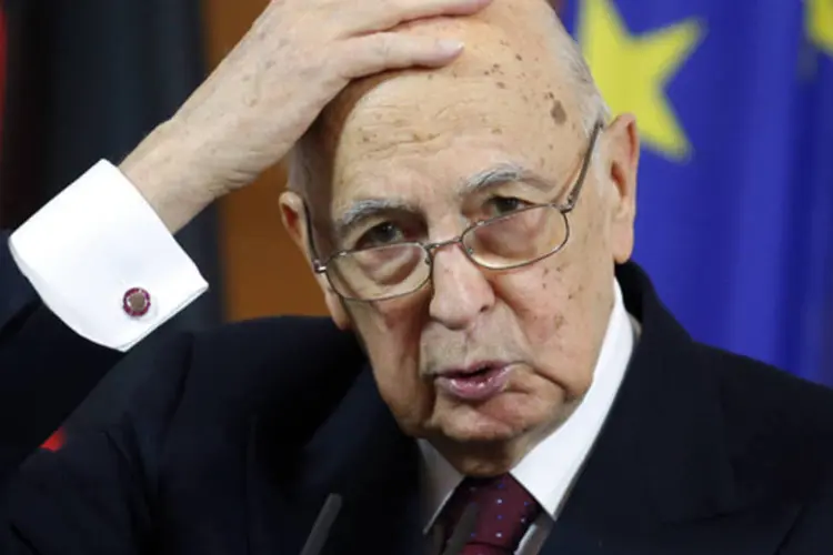 
	Napolitano: &#39;Compreendi que a idade limita o desempenho do papel internacional confiado ao chefe do Estado&quot;
 (Fabrizio Bensch/Reuters)