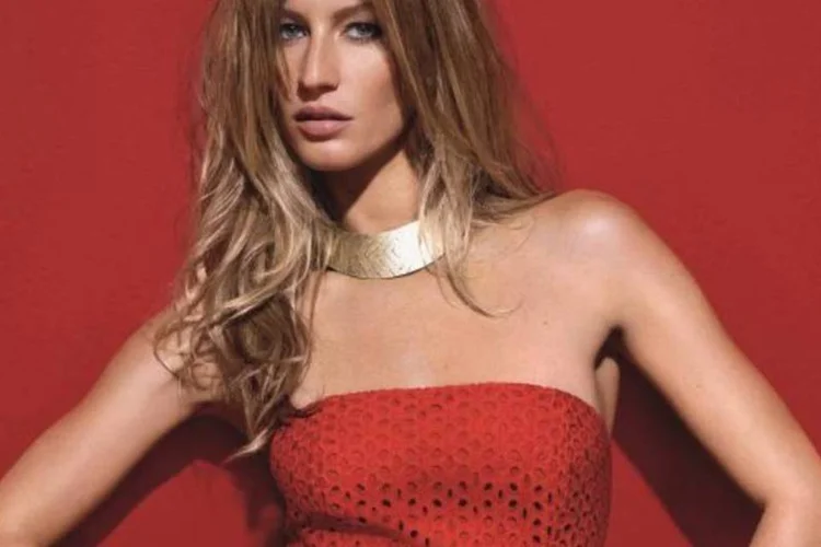 Gisele Bündchen, em terceira campanha para a C&A (Divulgação/C&A)