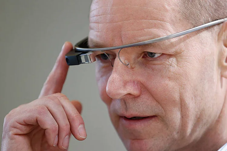 Google Glass: óculos foi uma decepção para o Google e será reformulado ao longo de 2015 (Andreas Rentz/Getty Images for Eurobest)