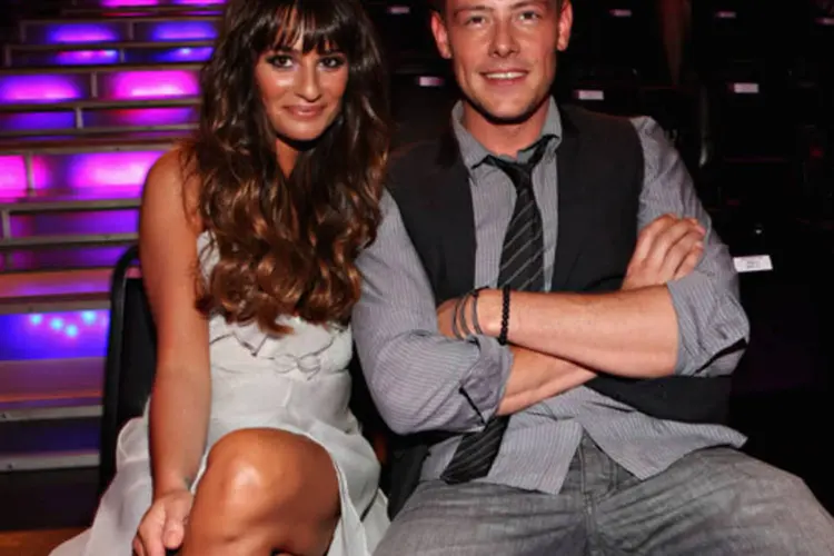 Atores Lea Michele e Cory Monteith em 2012: ator foi encontrado morto em um quarto de hotel em Vancouver, no Canadá, em 13 de julho (Christopher Polk/Getty Images for VH1)