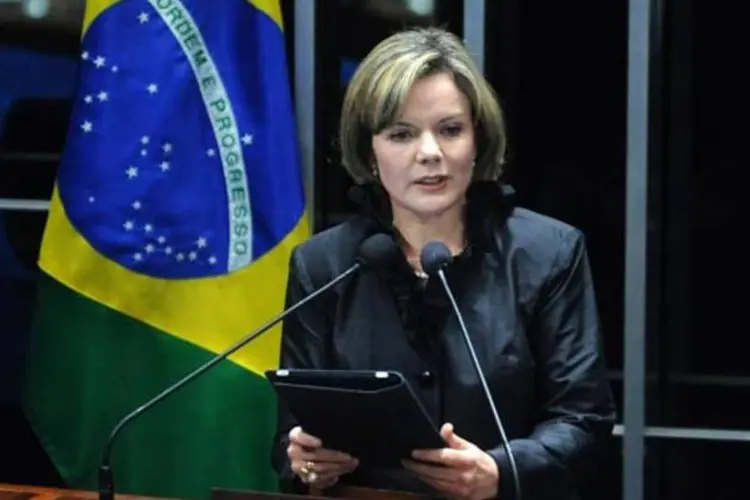 
	Gleisi Hoffmann: ex-diretor da Petrobras disse que recebeu pedido para &quot;ajudar na candidatura&quot; dela
 (Wilson Dias/ABr)