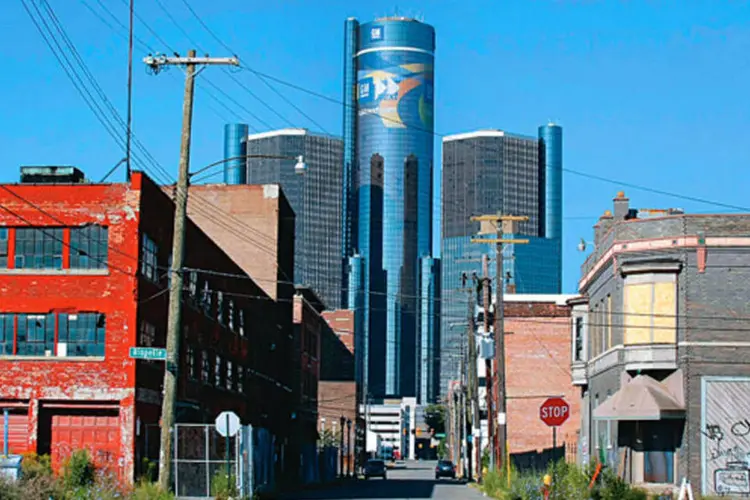 Sede da GM, em Detroit: empresa faz veículos na China em parceria com a Faw Group e a Saic Motor (Bill Pugliano/Getty Images)