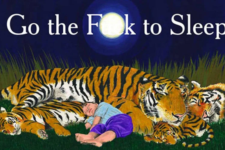 O livro Go the Fuck to Sleep começou como um desabafo no Facebook e acabou virando sucesso editorial (Reprodução)