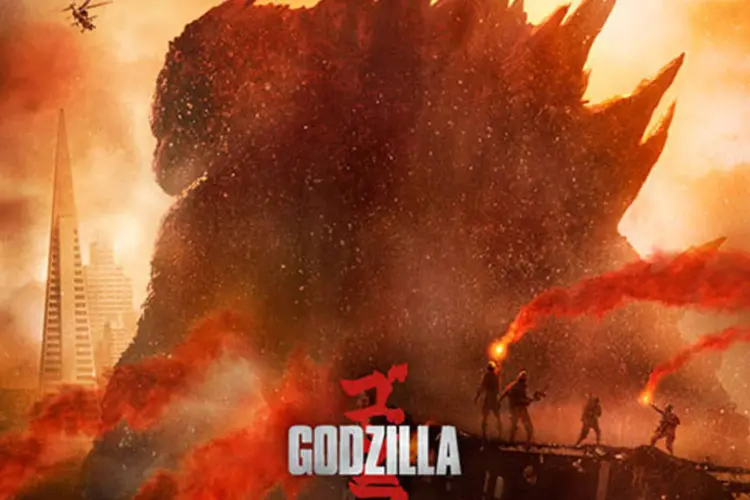 
	Cartaz de Godzilla: filme estreia em 15 de maio no Brasil
 (Divulgação/godzillamovie.com)