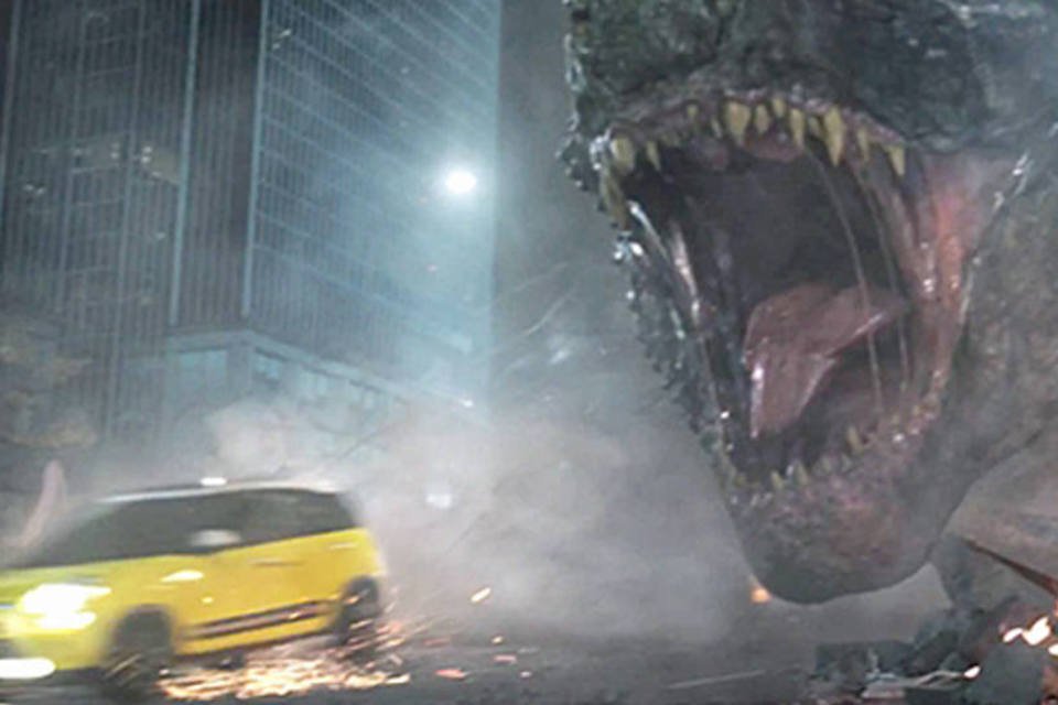 Godzilla devora carros (mas só da Fiat) em comercial