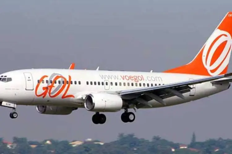 Avião da Gol: empresa viu sua participação no mercado recuar para 38 por cento (Divulgação/Gol)