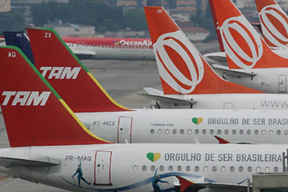 TAM e Gol têm menor fatia de mercado desde a quebra da Varig em 2006