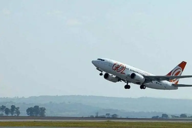 Avião da Gol: com a Webjet, a participação de mercado da empresa somaria 40,55% (Divulgação)