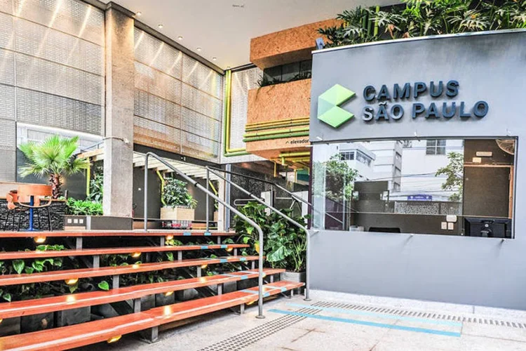 
	Google Campus: espa&ccedil;o foi inaugurado h&aacute; tr&ecirc;s meses, no centro de S&atilde;o Paulo
 (Google Campus/Divulgação)