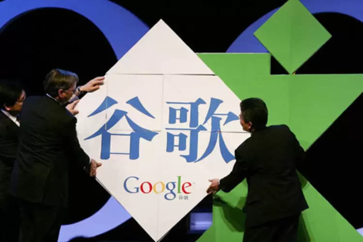 O Google tem dificuldades em se acertar com o governo chinês desde o começo do ano (Arquivo/Getty Images)
