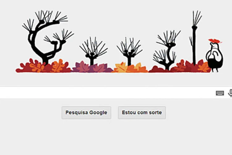 Doodle do Google celebra chegada do outono (Reprodução)