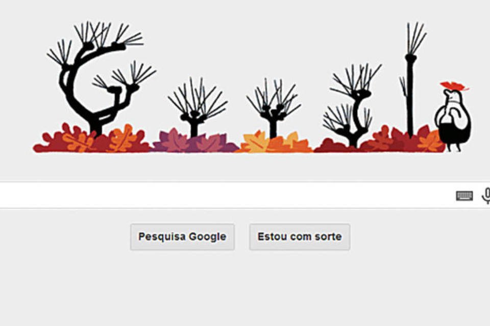 Outono é celebrado no doodle do Google