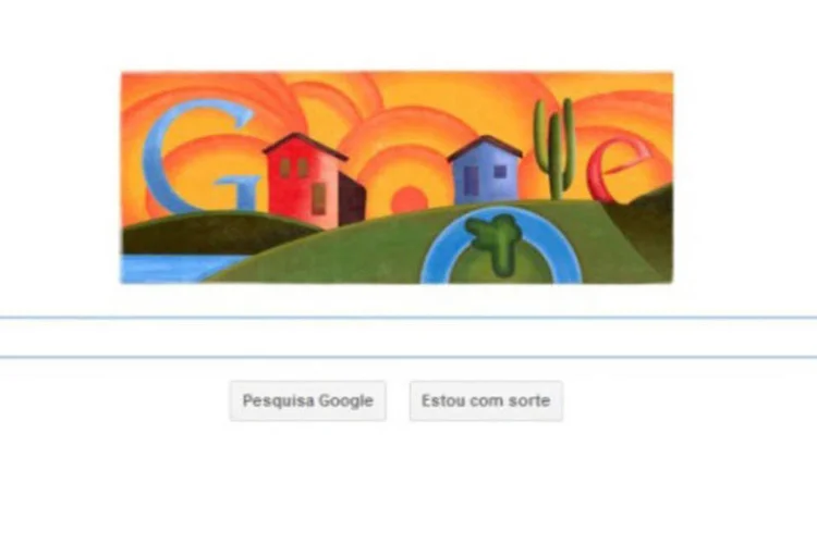 Google: site faz homenagem a Tarsila do Amaral (Reprodução)