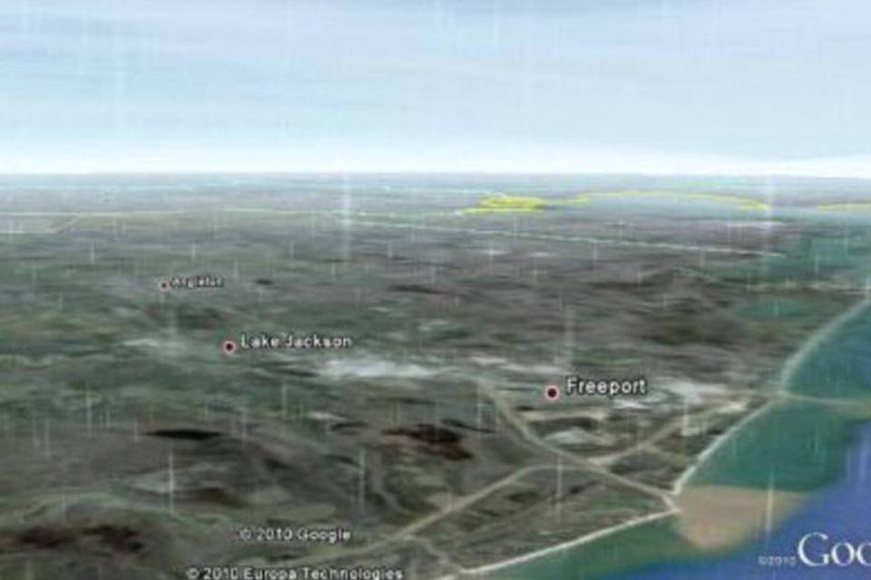 Google Earth agora mostra chuva em tempo real