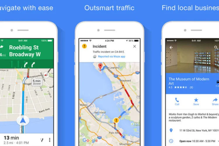 Google Maps: versão para iOS agora pode te guiar até offline (Divulgação/Google)