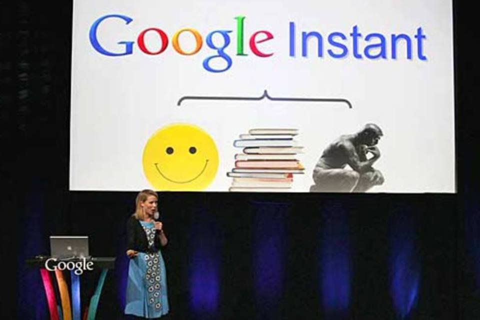 O Google Instant Search foi apresentado no ano passado por Marissa Mayer, mas ainda não estava disponível no Brasil  (Justin Sullivan / Getty Images)