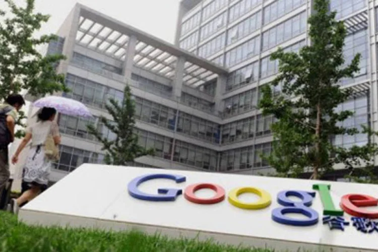 Sede do Google na capital chinesa, Pequim: empresa havia decidido na terça-feira (29) a deixar de desviar usuários para sua página de Hong Kong (Franko Lee/AFP)