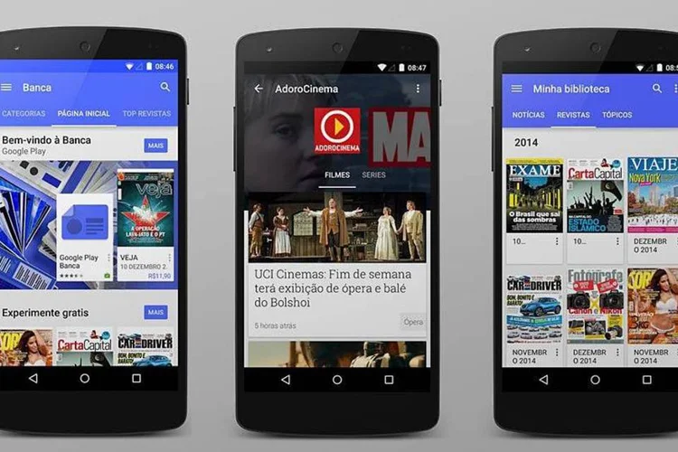 Google Play Banca: entre cerca de 2 mil publicações, há mais de cem brasileiras (Divulgação)