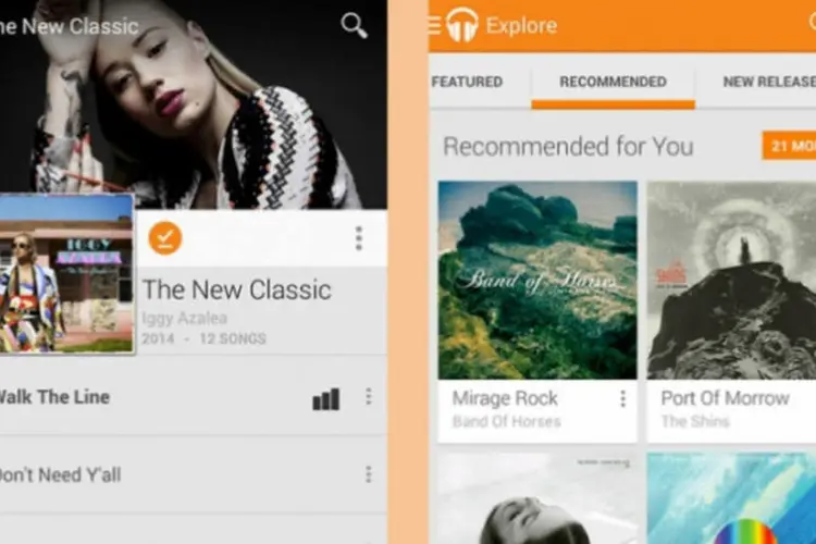 Google Play Music: serviço oferecerá acesso a 30 milhões de músicas (Reprodução)