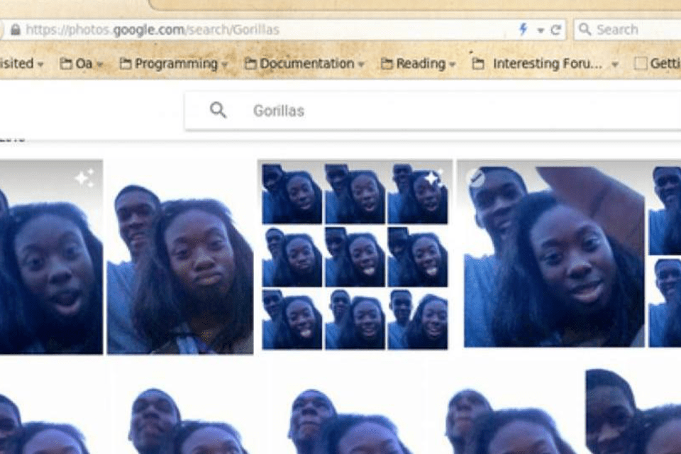 Google marca fotos de casal de negros como "gorilas"