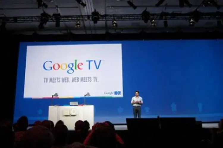 A busca e a internet chegam aos televisores: o Google TV chegará no segundo semestre deste ano em linha da Sony e set-up boxes (.)