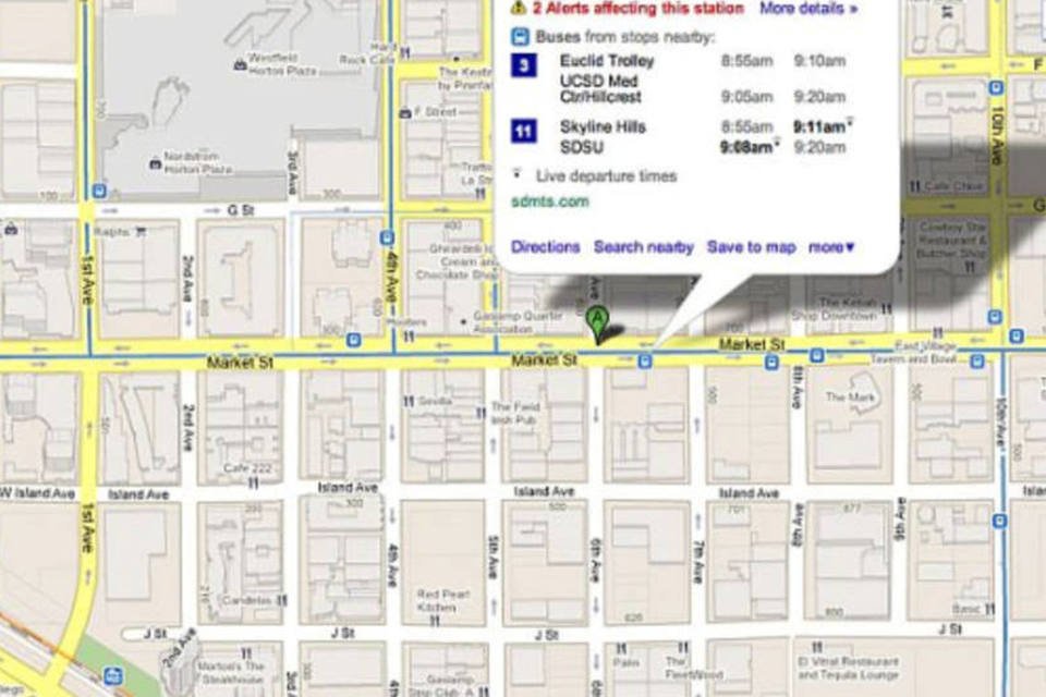 Google Maps vai rastrear ônibus