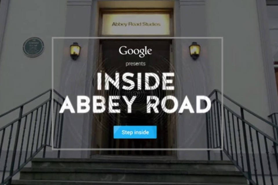 Navegue com o Google pelo estúdio onde os Beatles gravaram