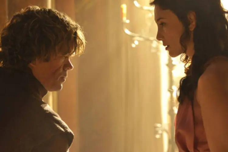 
	Personagens Tyrion Lannister e Shae, na 4&ordf; temporada de &quot;Game of Thrones&quot;: &quot;h&aacute; sede de vingan&ccedil;a&quot;, constata David Benioff, escritor, diretor e produtor executivo da s&eacute;rie
 (Divulgação / HBO)