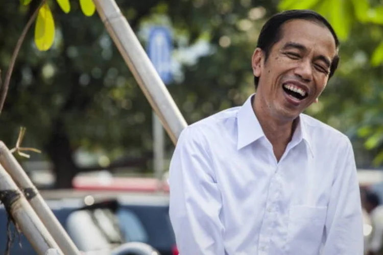 
	O governador de Jacarta, Joko Widodo: Widodo venceu com 53,15% dos votos
 (Getty Images)