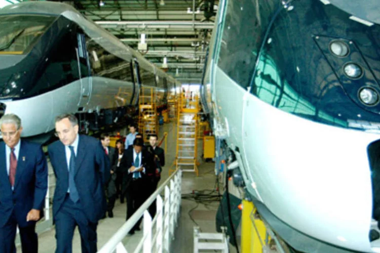 Visita oficial do governo do Distrito Federal a uma fábria de trens-bala na Itália (.)