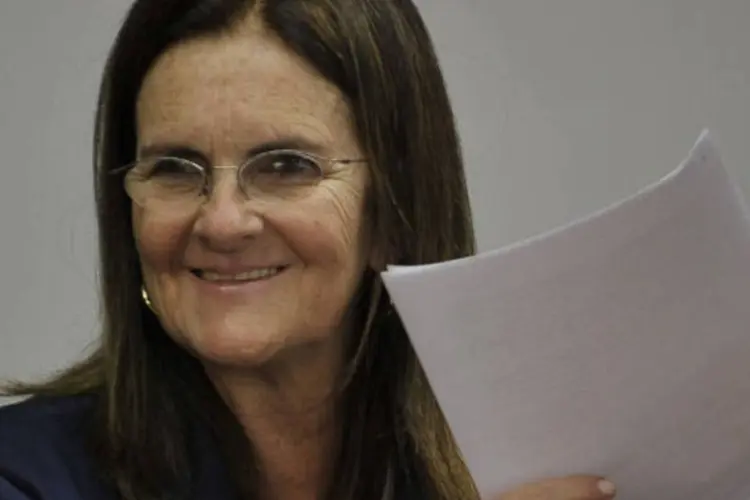 Graça Foster, presidente da Petrobras: horizonte difícil para 2013 (Marcello Casal Jr./ABr)