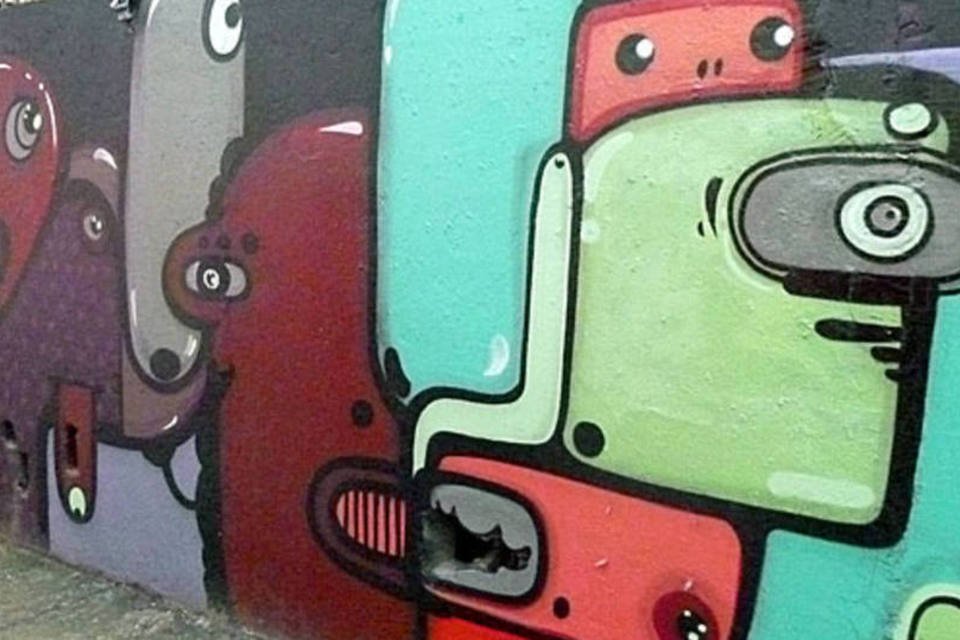 Grafite: primeiro ponto do programa, batizado de Museu de Arte de Rua (MAR), será no Baixo Augusta (Luciana Carvalho / EXAME.com)