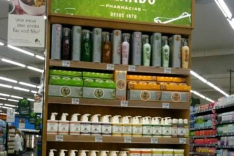 Gôndola da Granado em supermercado da rede Pão de Açúcar (Divulgação)