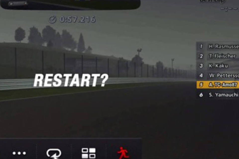 Gamer mostra os efeitos de dirigir bêbado em Gran Turismo