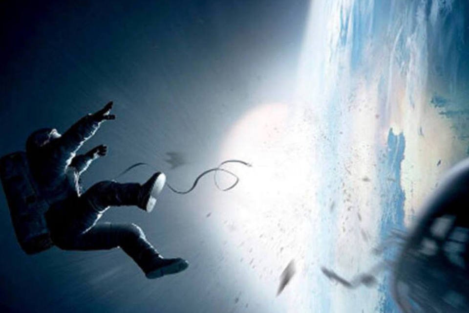 
	Cartaz do filme &quot;Gravidade&quot;: o plano &eacute; tentar aumentar a gravidade em um local controlado
 (Divulgação / Warner Bros. Pictures)