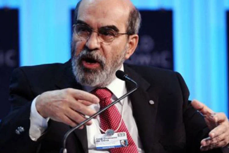 O diretor da FAO, o brasileiro José Graziano: Graziano lamentou ainda os impactos da crise econômica internacional sobre o desenvolvimento social (Vincenzo Pinto/AFP)