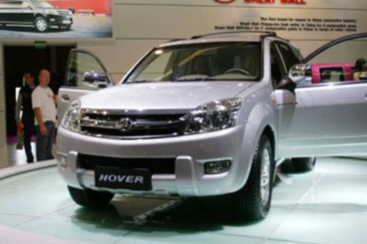 Estande da Great Wall Motor no Paris Motor Show: empresa quer exportar 540 mil carros por ano até 2015