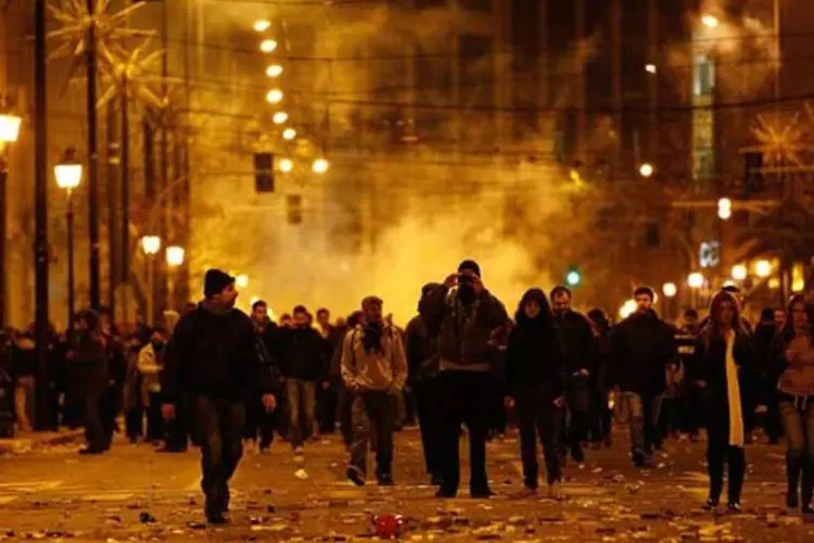 Protestos na Grécia: documento confidencial revela ceticismo da UE (Getty Images)