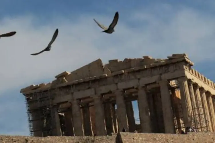 O Parthenon, na Grécia (.)