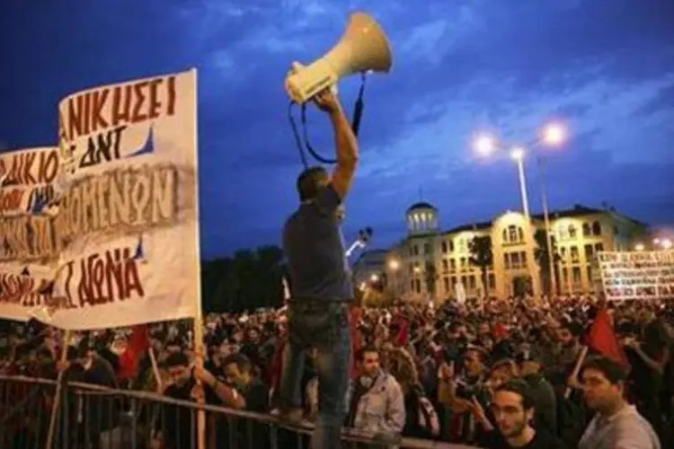 Protestos na Grécia se tornaram comuns depois que o país entrou em crise