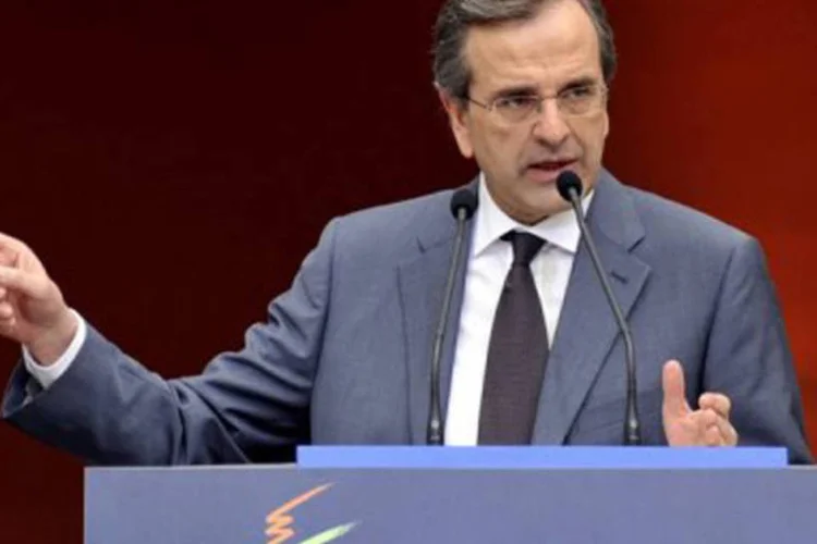 
	Samaras prometeu que n&atilde;o haver&aacute; mais medidas de austeridade no futuro
 (Louisa Gouliamaki/AFP)