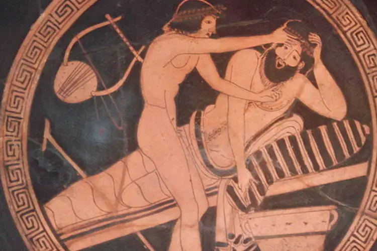 Olimpíadas da antiguidade: prostitutas, engolidores de fogo, videntes e outras atrações mantinham o público entretido durante os jogos que duraram de 776 a.C (Divulgação)