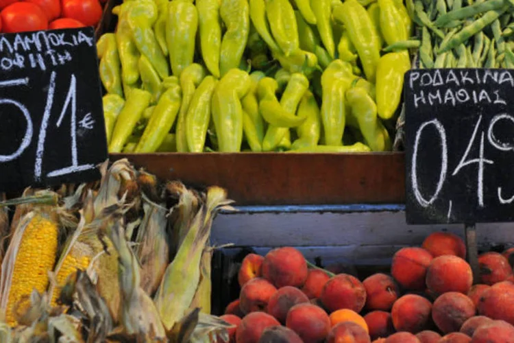 
	A Organiza&ccedil;&atilde;o das Na&ccedil;&otilde;es Unidas para a Alimenta&ccedil;&atilde;o e a Agricultura mostra o &iacute;ndice de pre&ccedil;os dos alimentos
 (Oliver Bunic/Bloomberg)